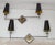 French Mid-Century Modern Metal & Brass Swing Arm Sconces, Wall Lights - Pair For Sale - Image 12 of 13
