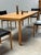 Hellerau Extendable Dining Table and Chairs in Oak and Saddle Leather by Helmut Magg for Deutsche Werkstätten, 1950s, Set of 5 For Sale - Image 10 of 18