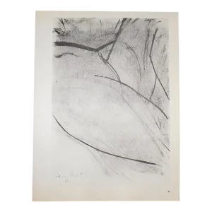 Vintage Mid 20th Century Modern Henri Matisse Abstract Female Nude Lithograph