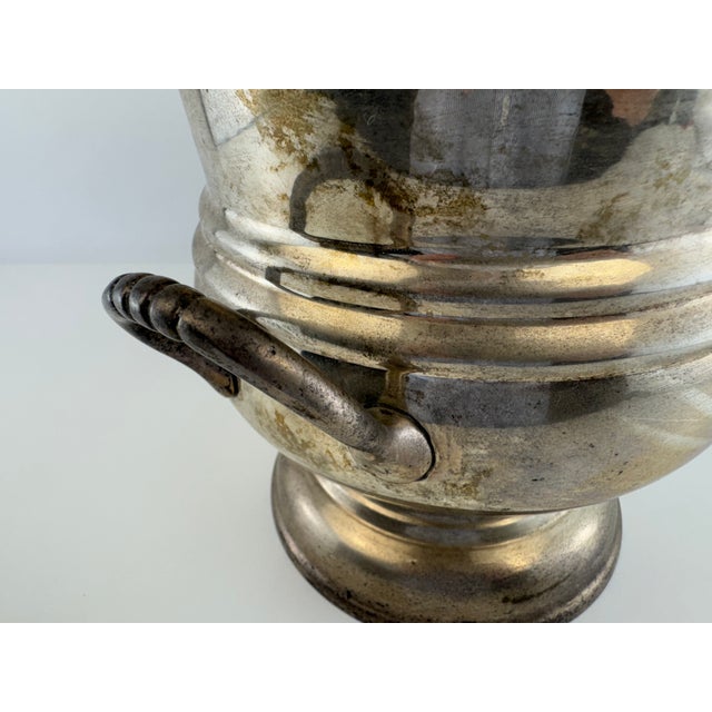 Vintage Silverplate Champagne-Wine Bucket With Dual Handles For Sale In Little Rock - Image 6 of 8