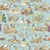 Sanderson Snow White Wallpaper in Puddle blue For Sale