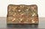 A gorgeous antique Arts & Crafts or Art Deco period bronze and Favrile slag glass "Grapevine" pattern desk letter holder...