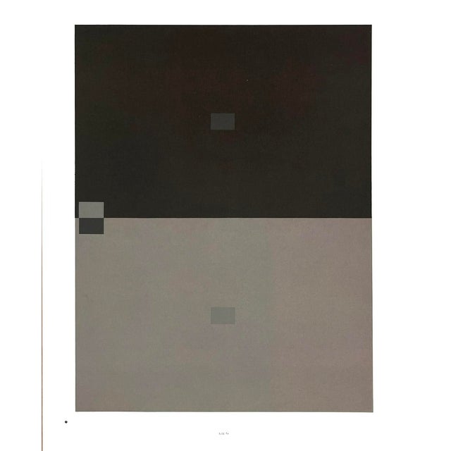 Artist: Josef Albers Country: Germany-USA Title: Plate VII-6 Paper Size: 13.50 x 10.50 inches on Munken Print Cream...