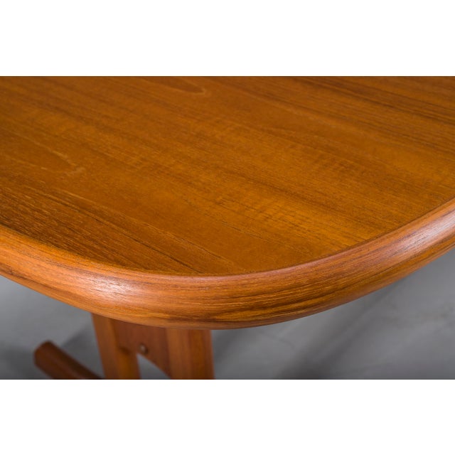 Danish Modern Extendable Teak Dining Table from Glostrup, 1960s For Sale - Image 11 of 17