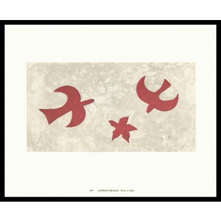 1974 Georges Braque Collotype "Birds in Flight" For Sale