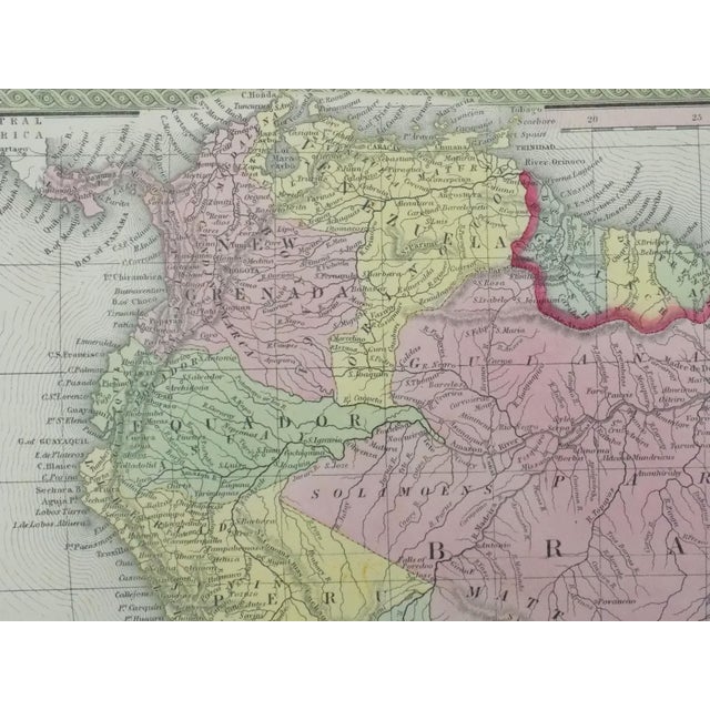 Mid 19th Century South America Original Map by Cowperthwait, 1850 For Sale - Image 5 of 5