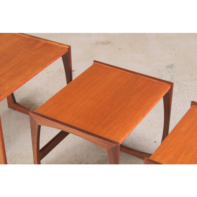 Mid-Century Teak Nesting Tables from G-Plan, 1960s, Set of 3 For Sale - Image 4 of 11