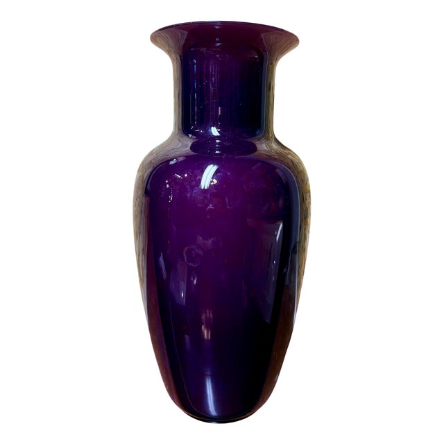 De Majo Artistic Glass Vase, 1988 For Sale