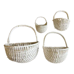Vintage Nesting Pocket Baskets -Set of 4