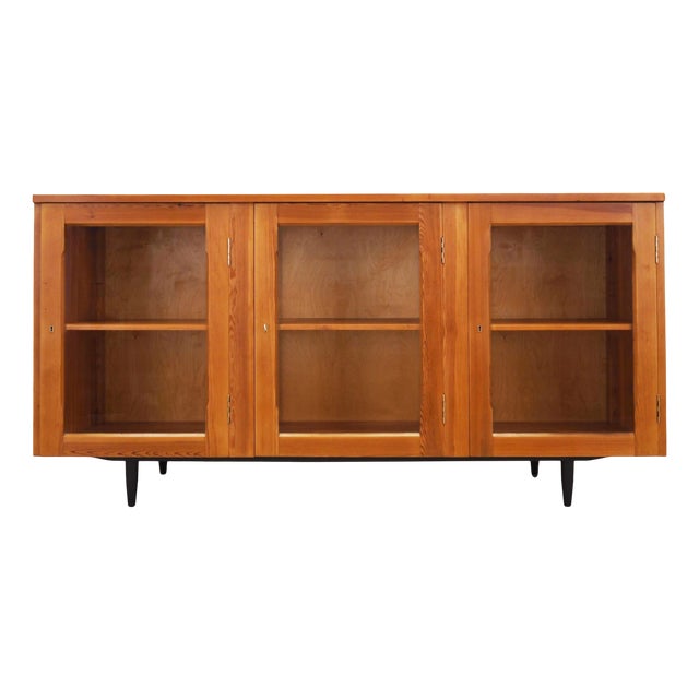 Danish Pine Showcase, 1980s For Sale