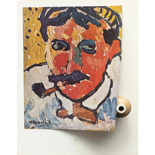 1950s 1950s After Maurice De Vlaminck "Portrait of Derain", Full-Color Print For Sale - Image 5 of 7