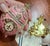 Hot Pink Pierre Lorren Handmade Faberge Egg Style Trinket Fabergé Egg Style Austrian Crystal Diamond Pure Gold Deco Hand Painted 5 Star Egg & Handmade Bracelet For Sale - Image 8 of 9