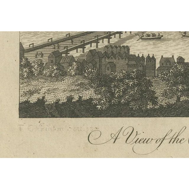 Paper T. Coleman, Panoramic View of Vienna on the Danube Antique City, 1800s, Paper, Framed For Sale - Image 7 of 9