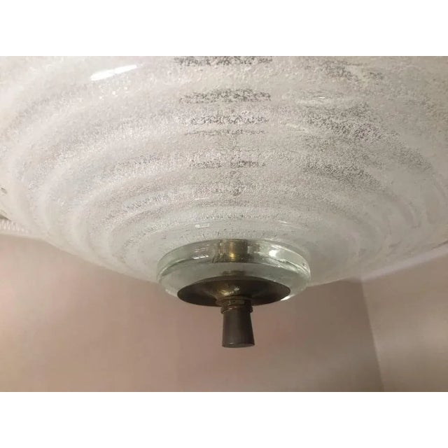 Italian Pulegoso Glass Pendant from Barovier & Toso, 1940s For Sale - Image 13 of 17