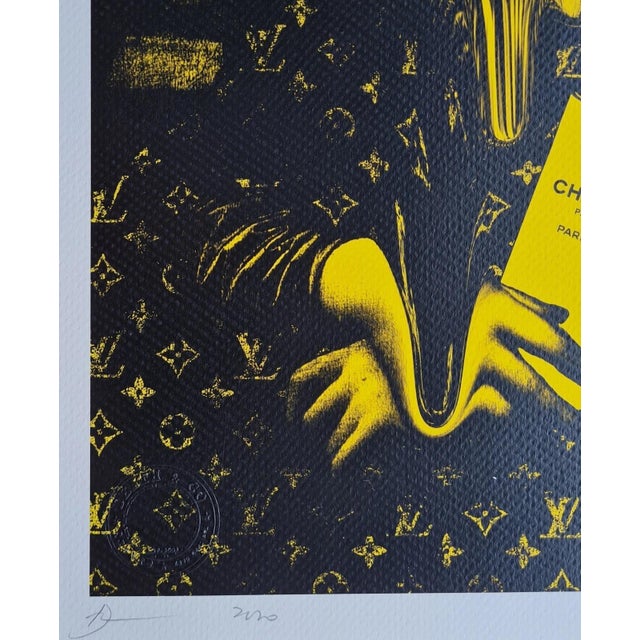 Paper Death Nyc - Mona Lisa - Limited Edition With Certificate For Sale - Image 7 of 11