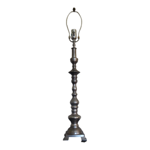 Vintage Pewter Lamp