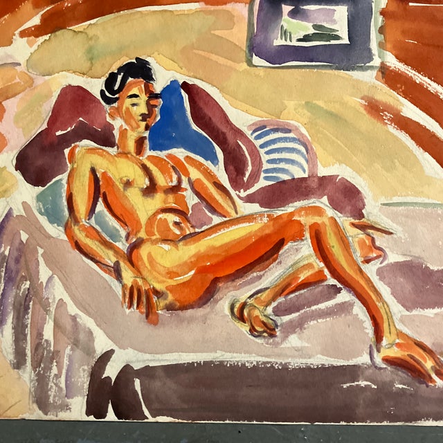 Original 9 x 12 painting on paper unsigned unframed Check out my shop, ROBINS EGG GALLERY, for more!