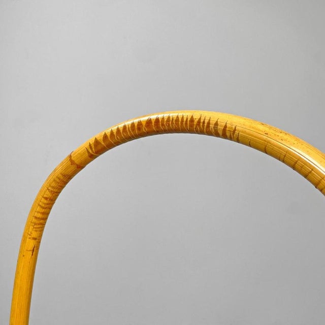Mid-Century Modern Italian Round Rattan Umbrella Stand with Handle, 1960s For Sale - Image 10 of 18