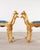 Gold Pair of Italian Neoclassical Giltwood Camel Stool Benches For Sale - Image 8 of 18