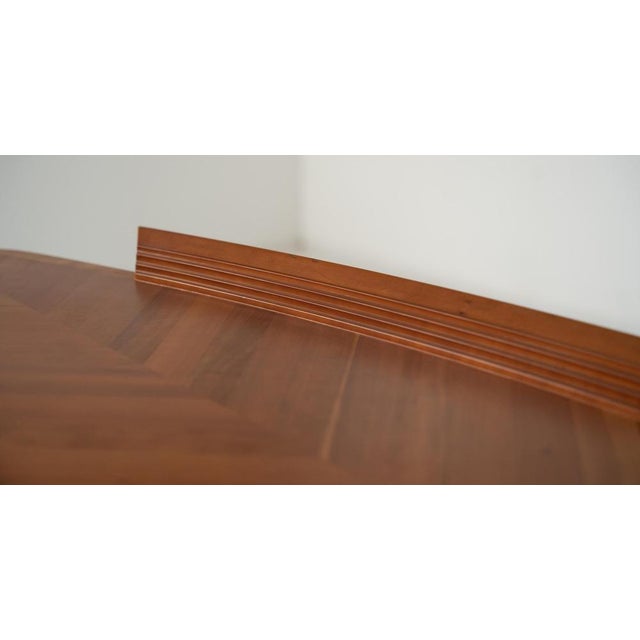 Mid-Century Oval Sideboard by Ceccotti Collezioni, Italy This piece is attributed to the mentioned designer/maker. It has...