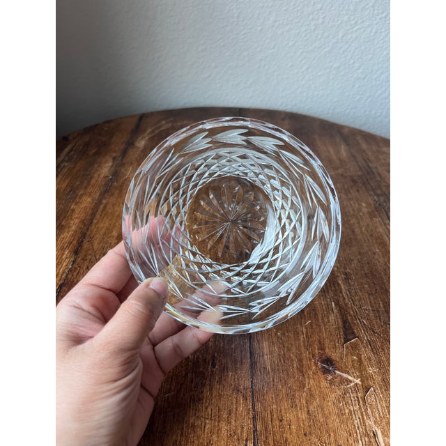Waterford Crystal Late 20th Century Waterford Crystal Glandore Pattern Bowl 5" For Sale - Image 4 of 7