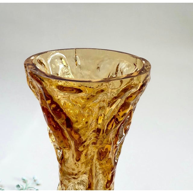 Mid-Century Borken Vase in Glass from Ingrid, 1970s For Sale - Image 4 of 7