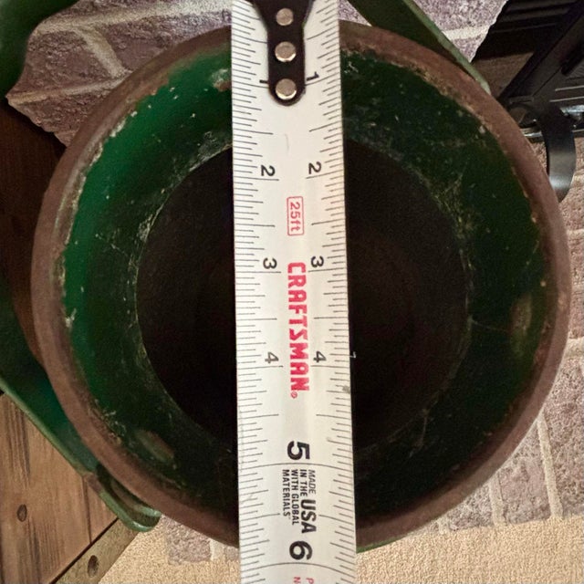 Vintage 5-Gallon Galvanized Steel Petroliana Can For Sale - Image 10 of 11