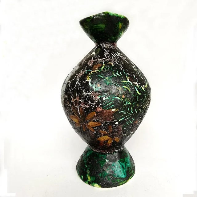 Mid-Century Italian Ceramic Vase by Amedeo Fiorese For Sale - Image 10 of 10