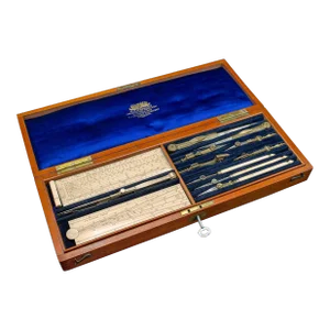 1910's Antique Edwardian Draughtsman's Tool Set