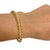 Metal David Yurman 18k Yellow Gold Pure Form Hinged Cable Bangle Bracelet 7mm For Sale - Image 7 of 8