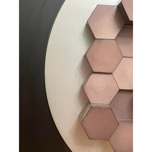 1960s "Square by Round Plus Black Hex" Wall Art For Sale - Image 5 of 8