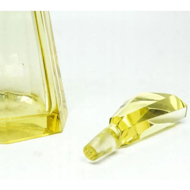 Art Deco Carafe from Moser, Czechoslovakia, 1930s For Sale - Image 4 of 6