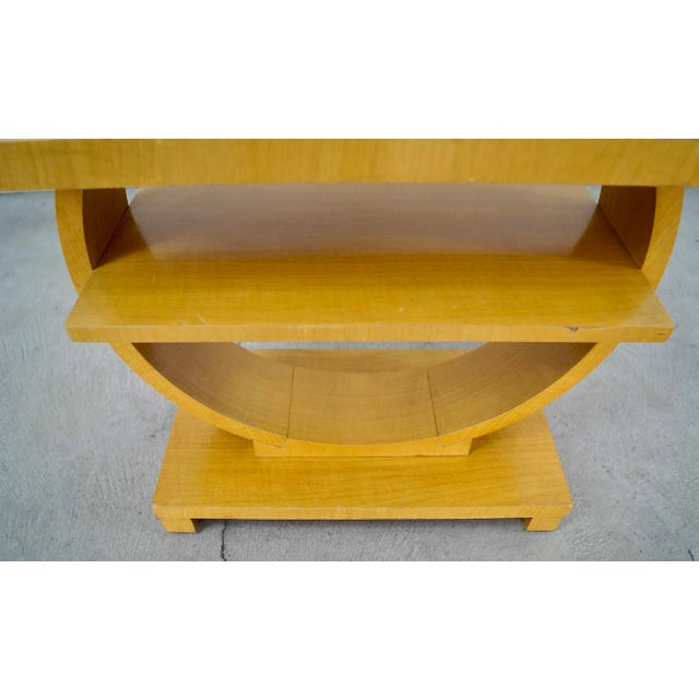 1930’s Art Deco Gilbert Rohde for Brown Saltman Side Table For Sale - Image 10 of 12