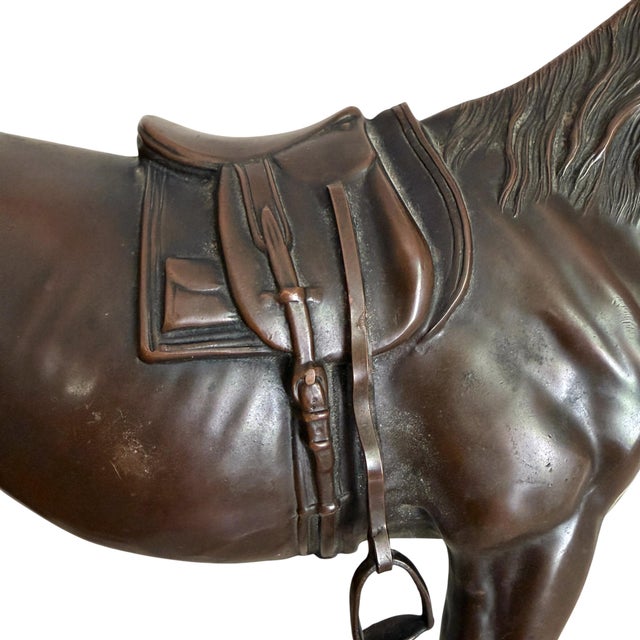 Bronze Thoroughbred Horse Sculpture For Sale - Image 16 of 18