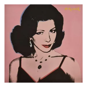 1980's After Andy Warhol Portrait of a Celebrity in Pink