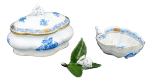 Herend Porcelain Tableware, 3 Pcs.