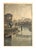 Mid 20th Century Mid 20th Century Kawase Hasui "Rain at Shinagawa" | Framed Japanese Woodblock Print, Watanabe Lifetime Edition For Sale - Image 5 of 10