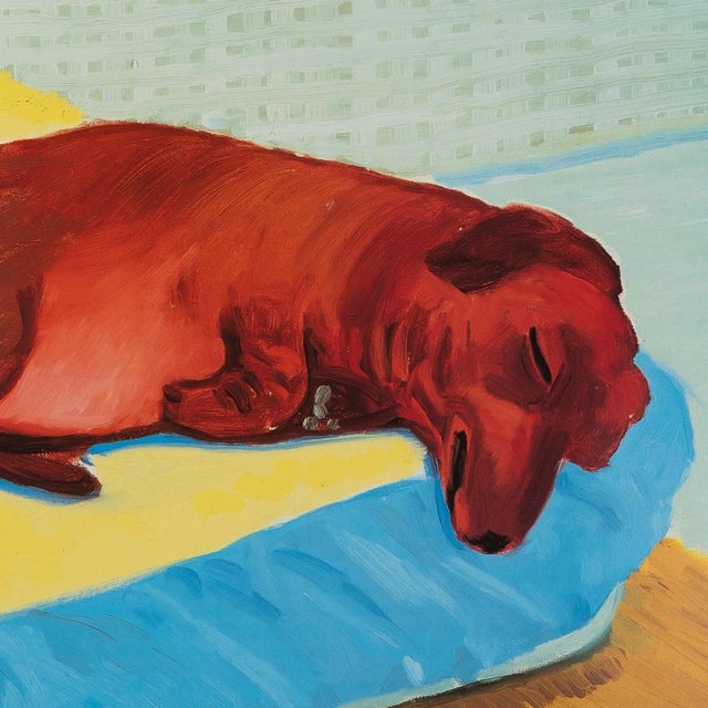 Dogs Painting Poster after David Hockney For Sale - Image 5 of 6