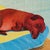 Dogs Painting Poster after David Hockney For Sale - Image 5 of 6