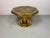 Brown Mid-Century Octagonal Brass and Burl Veneer Coffee Table, 1970s For Sale - Image 8 of 18