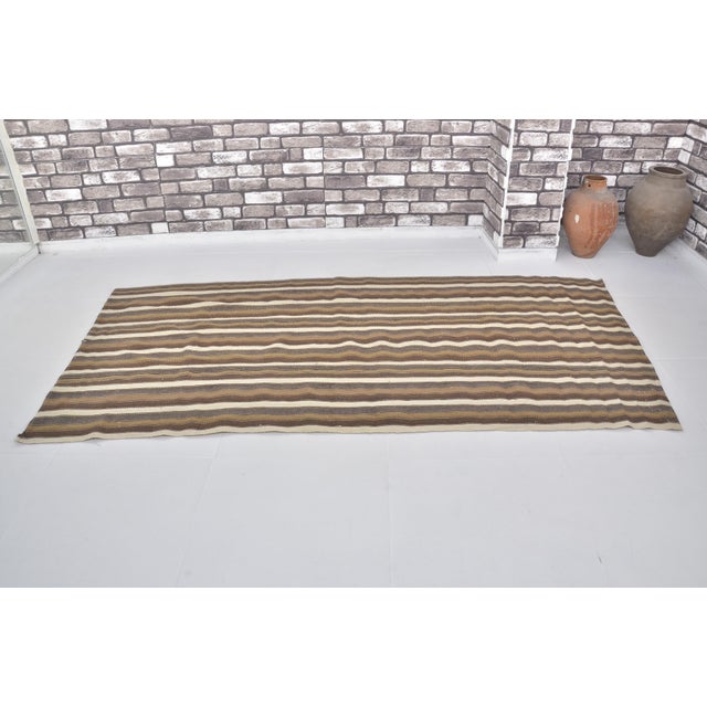 Handmade wool carpet in Turkish Anatolia , Vintage Oushak Rug,Turkish Vintage Anatolian Rug, Handmade wool Rug . One Of...