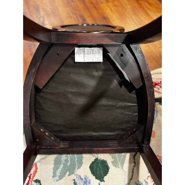 Henkel Harris Modern Dark Brown Oval Back Chairs For Sale - Image 12 of 12