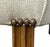 2020s Custom Tufted Coffee Table With a Shelf Underneath and Fluted Wood Legs For Sale - Image 5 of 5