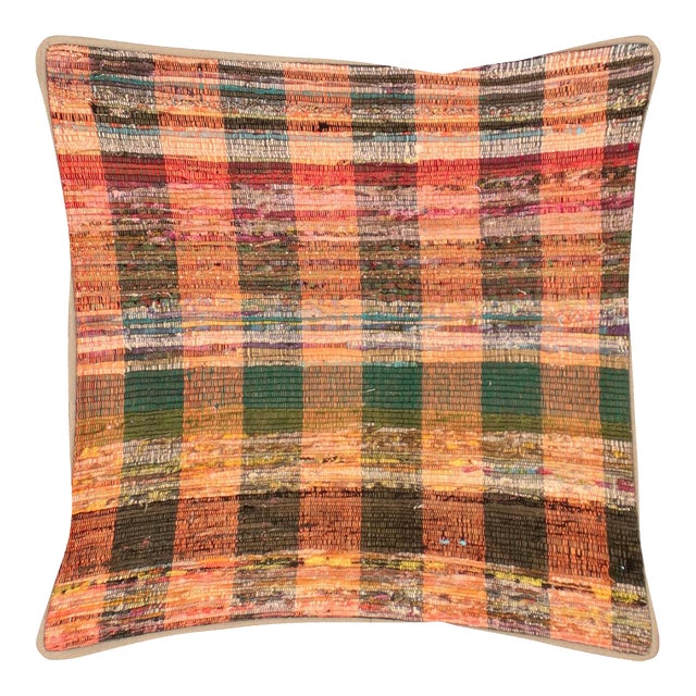 1960s Turkish Rag Pillow For Sale