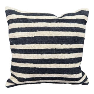 Turkish Hemp Pillow Cushion Natural Beige Black Cushion Cover 20x20 For Sale