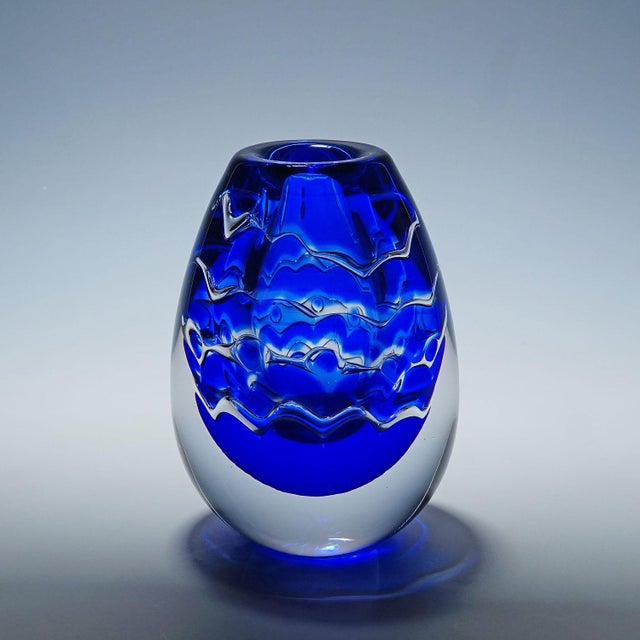 Unique Ariel Vase by Mikael Kenlind for Vase Vitreum, Sweden A heavy vase of the Ariel Unique series designed by Mikael...