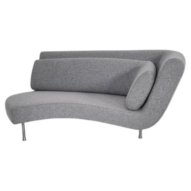 Yang Daybed in Mid-Grey Wool from Ligne Roset For Sale - Image 3 of 6