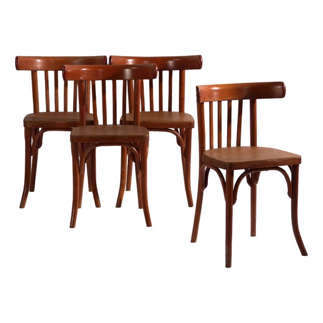 Bentwood Chairs in the style of Thonet, Central Europe, 1930, Set of 4 For Sale