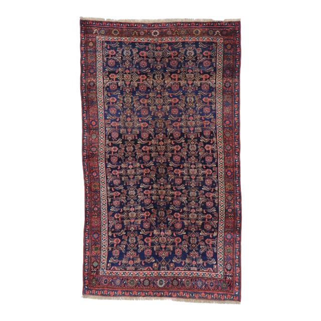 Antique Persian Bijar Rug - 04'02 X 07'03 For Sale