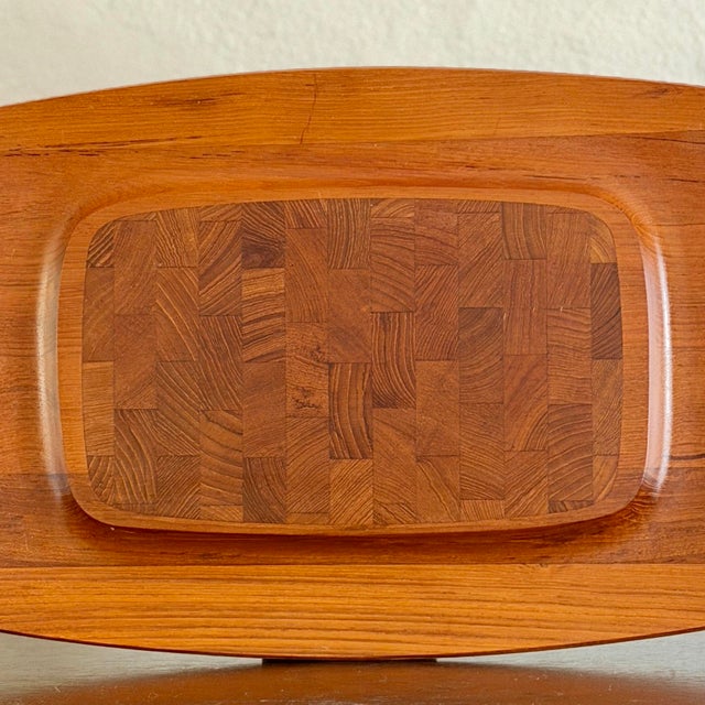 1960s Dansk Jens Quistgaard Mid Century Modern Teak Serving Board For Sale In Saint Louis - Image 6 of 10